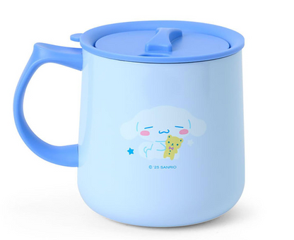 SANRIO ORIGINAL CINNAMOROLL STAINLESS STEEL MUG WITH LID