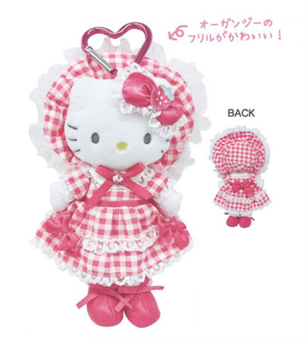 SANRIO ORIGINAL HELLO KITTY STYLE UP MASCOT LOLITA RED