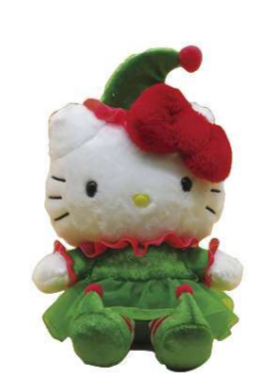 SANRIO HELLO KITTY GREEN ELF BEAN DOLL KT