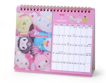 SANRIO JAPAN ORIGINAL CHARACTERS 2025 TABLE TOP CALENDAR