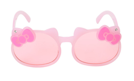 SANRIO ORIGINAL HELLO KITTY KIDS SUNGLASSES PINK RIBBON
