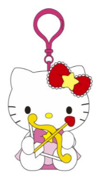 HELLO KITTY MASCOT CLIP ON SAGITTARIUS ZODIAC