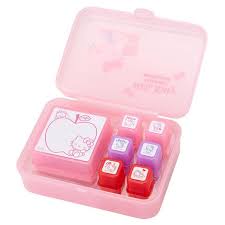 SANRIO ORIGINAL HELLO KITTY PENETRATION STAMP SET