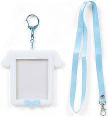 SANRIO JAPAN ORIGINAL CINNAMOROLL LANYARD WITH KEYCHAIN PHOTO FRAME