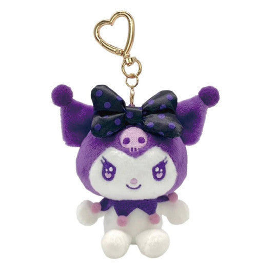 SANRIO ORIGINAL KUROMI MASCOT HOLDER NAKAJIMA FAVORITE COLOR PURPLE