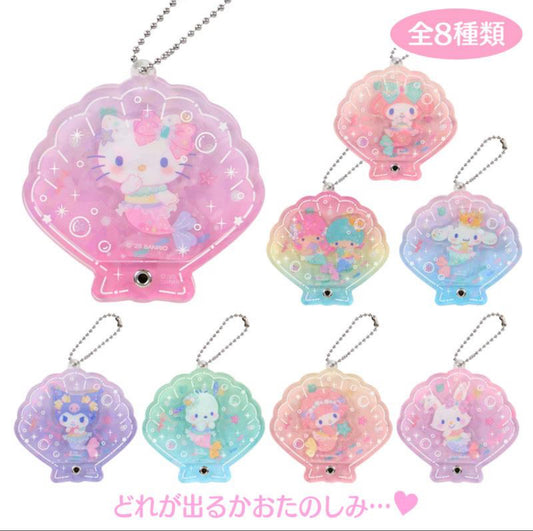 SANRIO CHARACTERS MERMAID ACRYLIC KEYCHAIN BLIND BOX