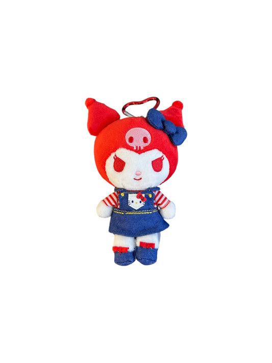 SANRIO ORIGINAL KUROMI MASCOT PLUSH HELLO KITTY RED