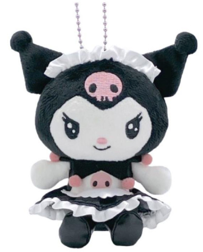 SANRIO ORIGINAL KUROMI 20TH ANNIVERSARY MASCOT HOLDER LOLITA LADY SERVER