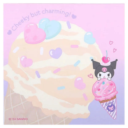 SANRIO KUROMI ICE CREAM MEMO PAD KU