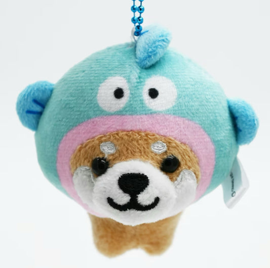 SANRIO HANGYODON COSTUME SHIBA INU MASCOT CHARM