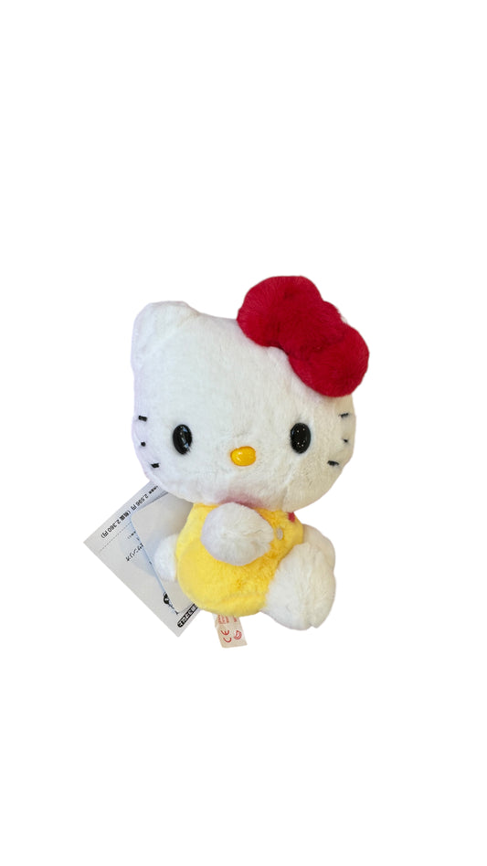 SANRIO JAPAN ORIGINAL HELLO KITTY 50TH ANNIVERSARY PLUSH YELLOW