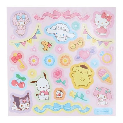 SANRIO CHARACTERS COLORING BOOK AND STICKER SET (BLUE)