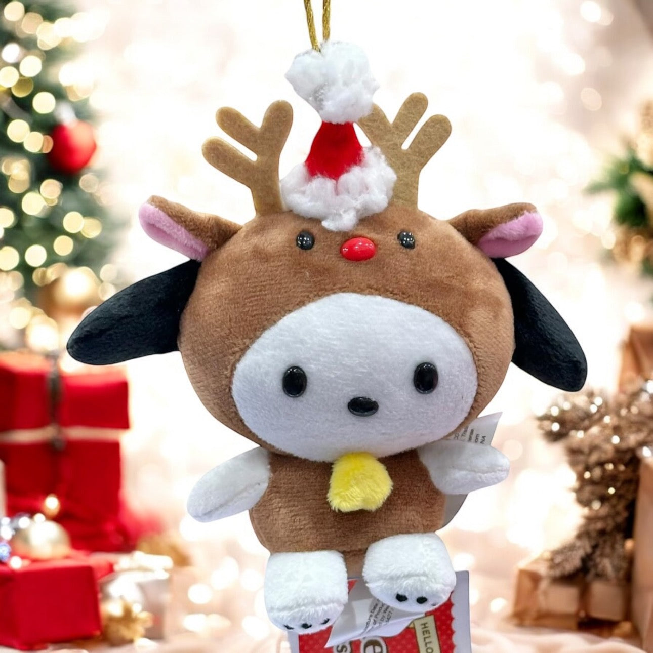 SANRIO POHCACCO MASCOT  / PLUSH ORNAMENT REINDEER KT