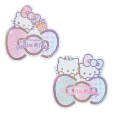 SANRIO HELLO KITTY CASE STICKER SET 50TH THE FASHIONABLE RIBBON BIRTHDAY