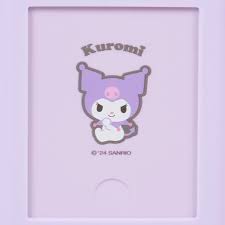 SANRIO JAPAN ORIGINAL KUROMI LANYARD WITH KEYCHAIN PHOTO FRAME