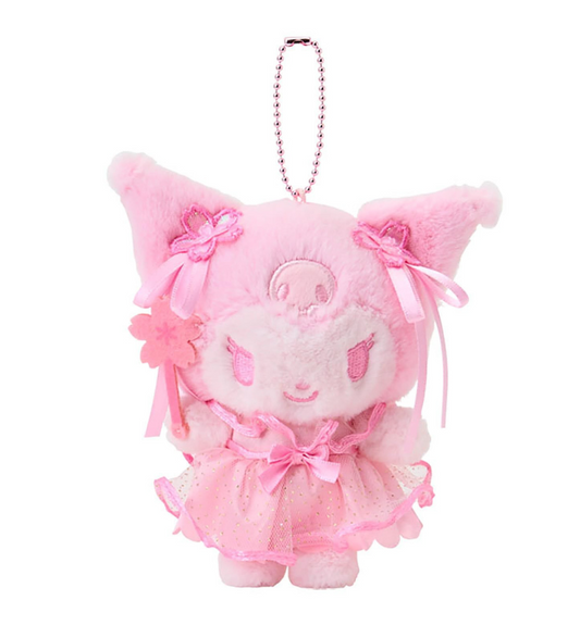 SANRIO ORIGINAL KUROMI MASCOT HOLDER SAKURA CHERRY BLOSSOM FAIRY FLOWER