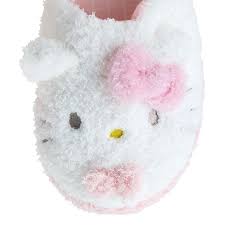 SANRIO ORIGINAL HELLO KITTY FACE SHAPED SLIPPERS