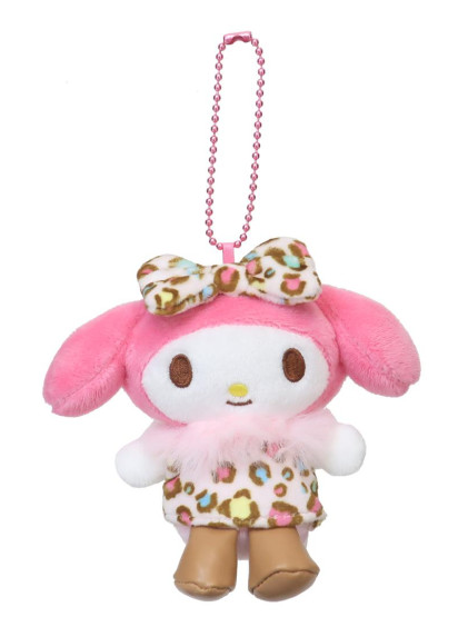 SANRIO ORIGINAL MY MELODY 50TH ANNIVERSARY MASCOT HOLDER- LEOPARD