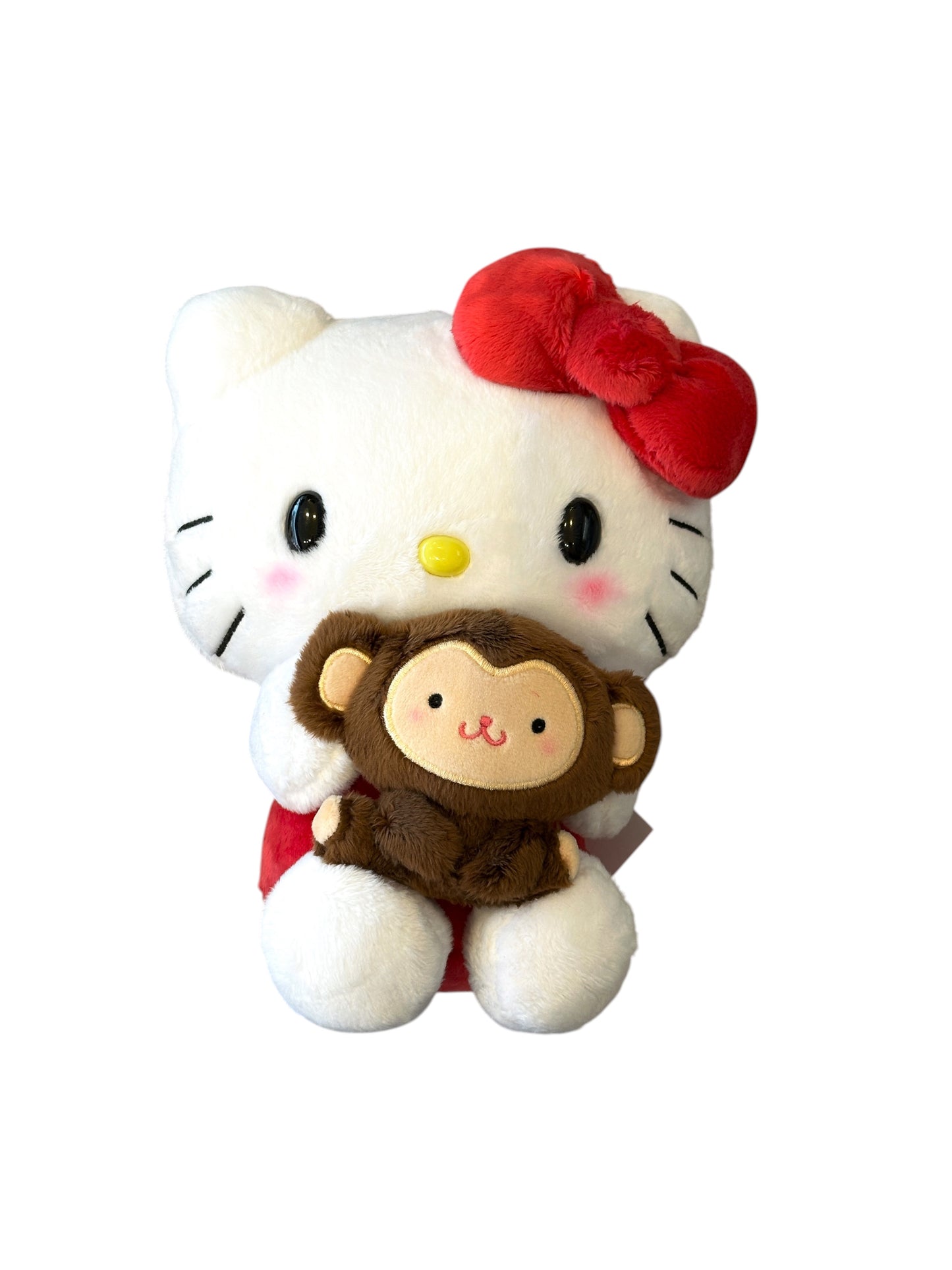 SANRIO HELLO KITTY 8 IN PLUSH BABY CHIMPANZEE HUG