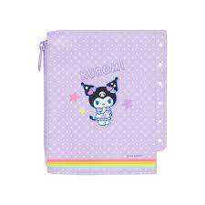 SANRIO JAPAN ORIGINAL KUROMI MINI POUCH NOSTALGIC PROFILE BOOK ACCESSORY CASE