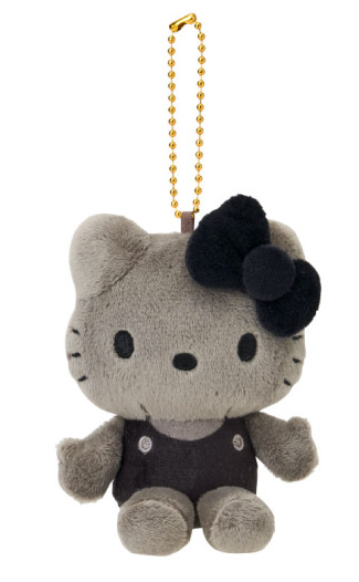 SANRIO ORIGINAL HELLO KITTY MASCOT CHARM / PLUSH STANDARD COLLECTION BLACK