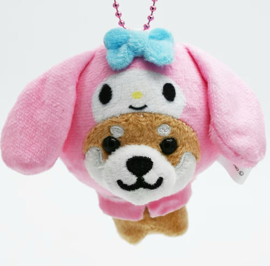 SANRIO MY MELODY COSTUME SHIBA INU MASCOT CHARM