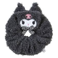 SANRIO ORIGINAL KUROMI FACE SHAPED SCRUNCHIE