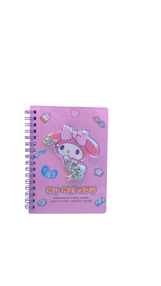SANRIO MY MELODY SHINING DOUBLE COIL RING NOTEBOOK