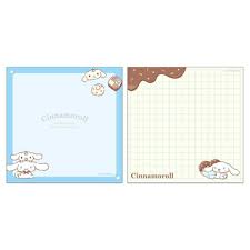 SANRIO ORIGINAL CINNAMOROLL SQUARE MEMO PAD CHOCOLATE