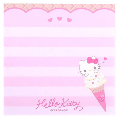 SANRIO HELLO KITTY ICE CREAM MEMO PAD KT