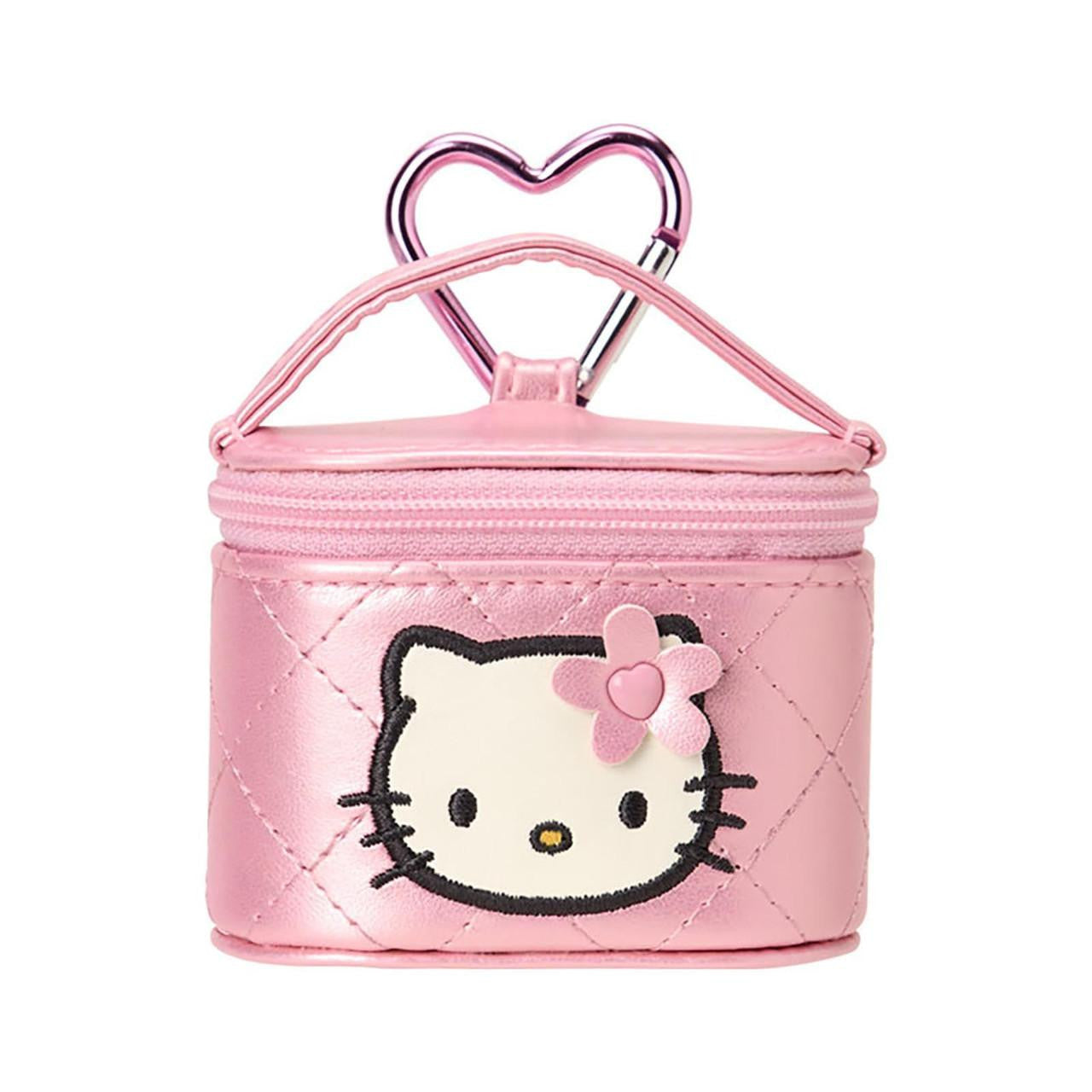 SANRIO ORIGINAL HELLO KITTY VANITY SHAPED MINI ACCESSORY CASE MINIATURE QUILT PINK