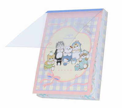 SANRIO JAPAN ORIGINAL CHARACTERS / MOFUSAND MEMINI RETRO FRAME NOTE PAD BLUE