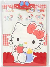 SANRIO JAPAN ORIGINAL HELLO KITTY FUN SHAPE LETTER SET