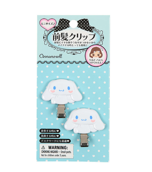SANRIO ORIGINAL CINNAMOROLL BANGS CLIP SET RED RIBBON