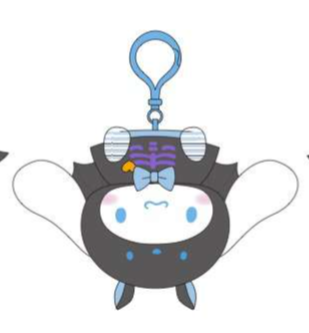 SANRIO CINNAMOROLL MASCOT CLIP ON BAT HALLOWEEN