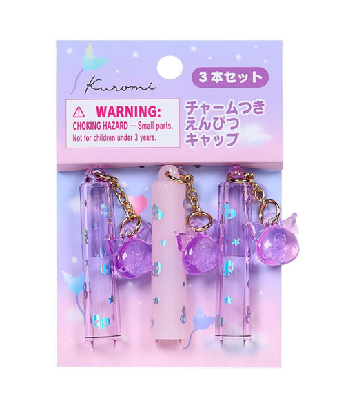 SANRIO ORIGINAL KUROMI CHARM PENCIL CAP SET