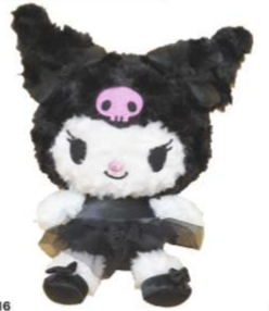 SANRIO KUROMI BALLERINA PLUSH 7 IN
