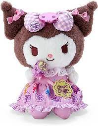 SANRIO JAPAN ORIGINAL KUROMI CHUP CHUPS COLLABORATION PLUSH