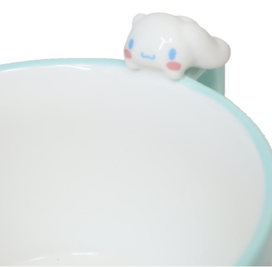 SANRIO ORIGINAL CINNAMOROLL MUG WITH NOKKARI FIGURE COMICS