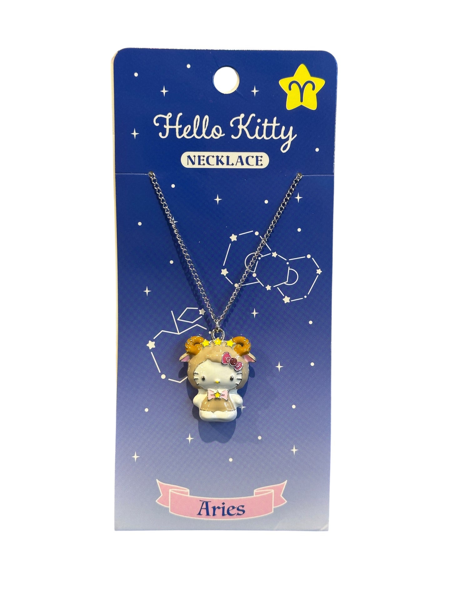 SANRIO HELLO KITTY NECKLACE ARIES ZODIAC