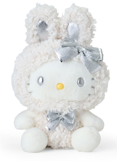 SANRIO ORIGINAL HELLO KITTY PLUSH FLUFFY SNOW RABBIT