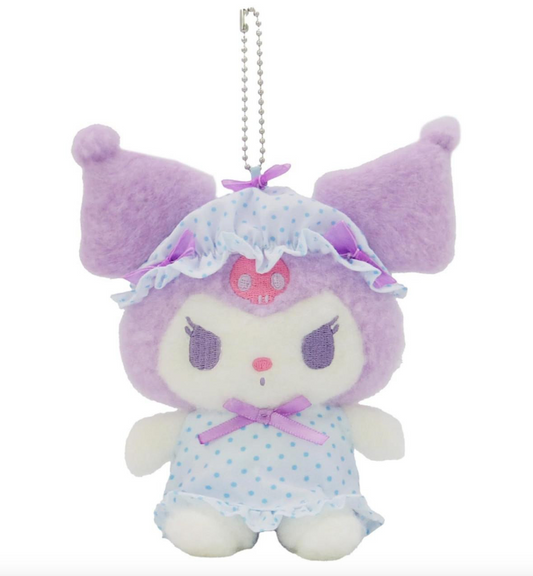 SANRIO ORIGINAL KUROMI MASCOT HOLDER NIGHTCAP