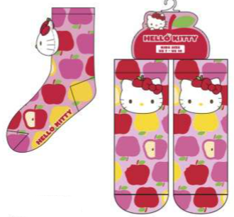 SANRIO HELLO KITTY SOCKS APPLE KT