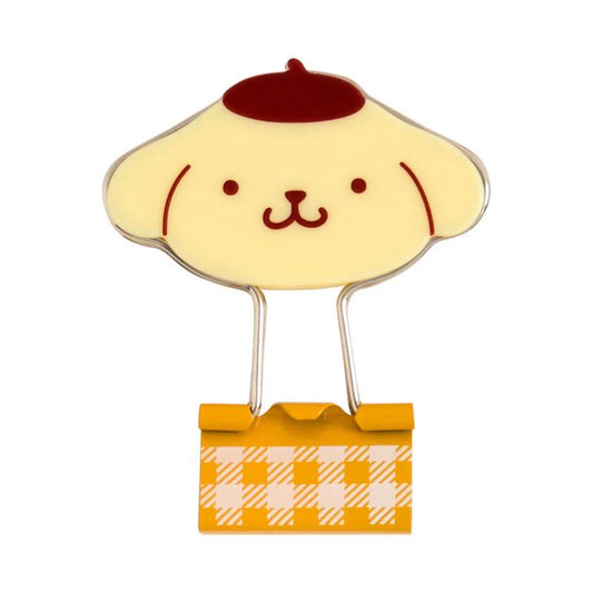 SANRIO POMPOMPURIN 3 PC DOUBLE CLIP SET