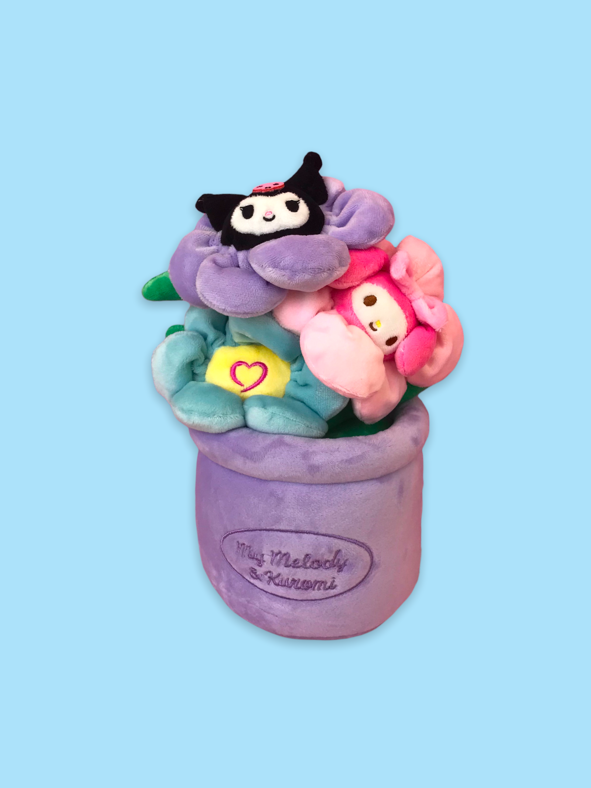 sanrio plant pot Sanrio My Melody & Kuromi Flower Pot Plush