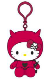 SANRIO HELLO KITTY MASCOT CLIP ON LIL' MEATBALL HALLOWEEN TOKIDOKI