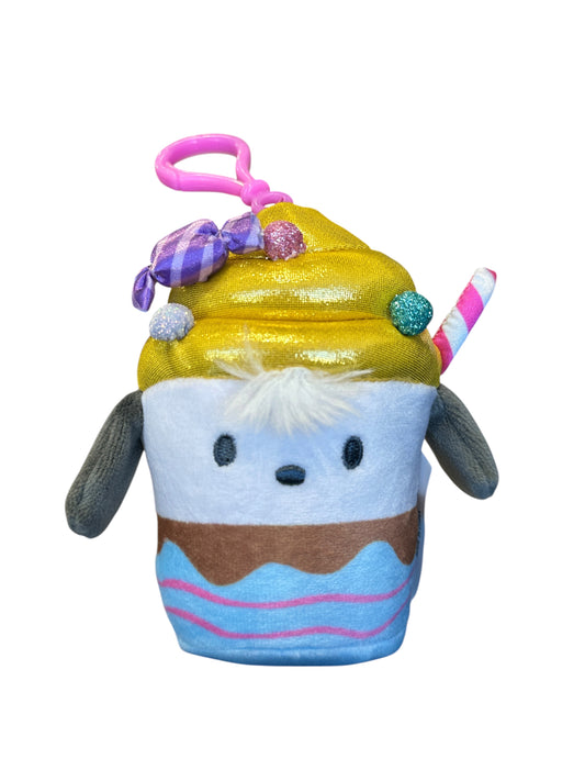 SANRIO POCHACCO MILKSHAKE MASCOT CLIP ON COLORFUL CUTE SWEETS