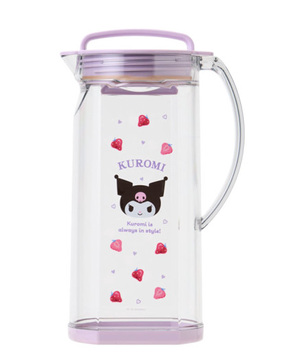 SANRIO ORIGINAL KUROMI STRAWBERRY WATER PITCHER