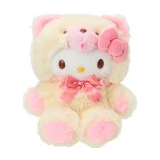 SANRIO ORIGINAL HELLO KITTY FLUFFY DOLL PLUSH