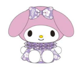 SANRIO MY MELODY SUMMER DRESS MASCOT PLUSH